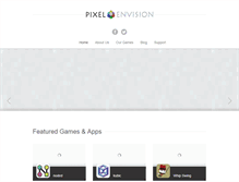 Tablet Screenshot of pixelenvision.com